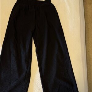 Black Wide-Leg Pants